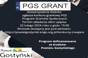 PGS - Program Grantów Społecznych. Nabór wniosków 2024