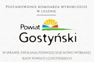 Postanowienie komisarza wyborczego w Lesznie